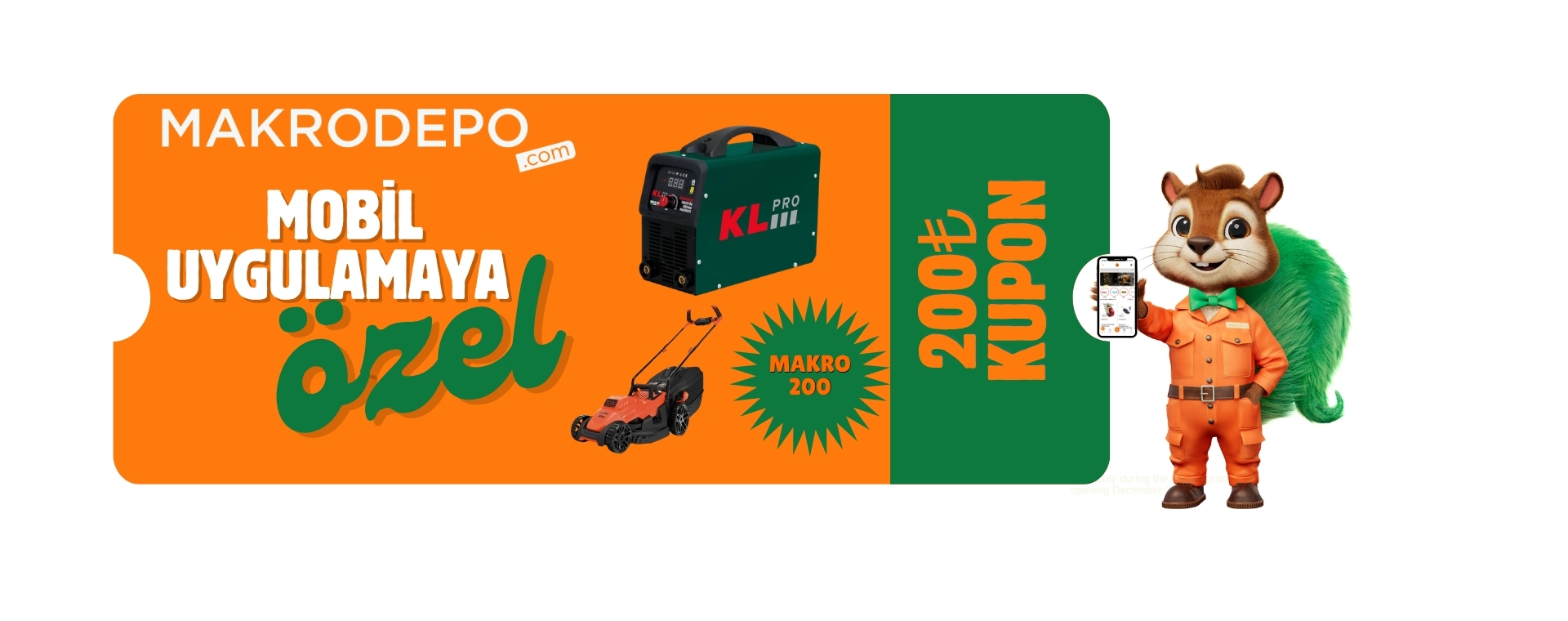 MOBİL UYGULAMAYA ÖZEL 200 TL KUPON HESABINDA!