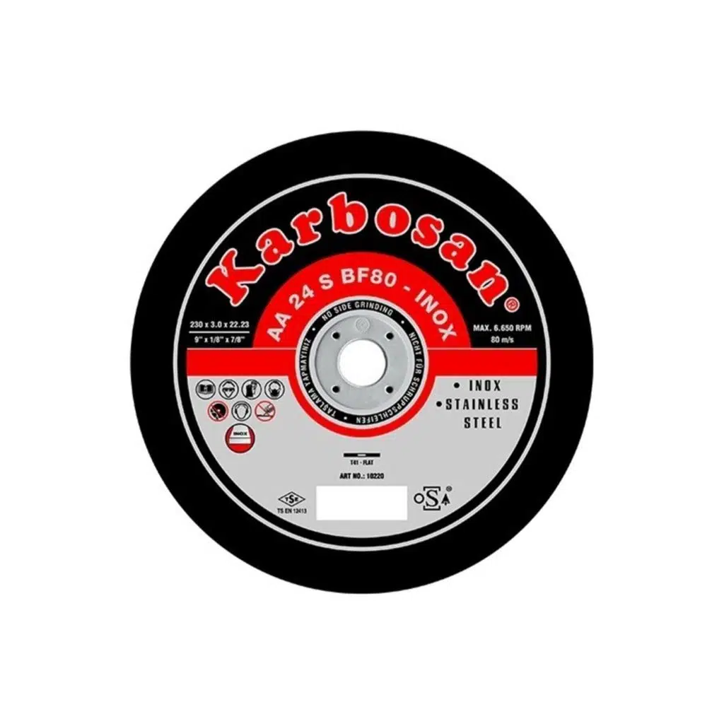 115X1 INOX DÜZ THINLINE KESİCİ KARBOSAN (910380) 50 Lİ