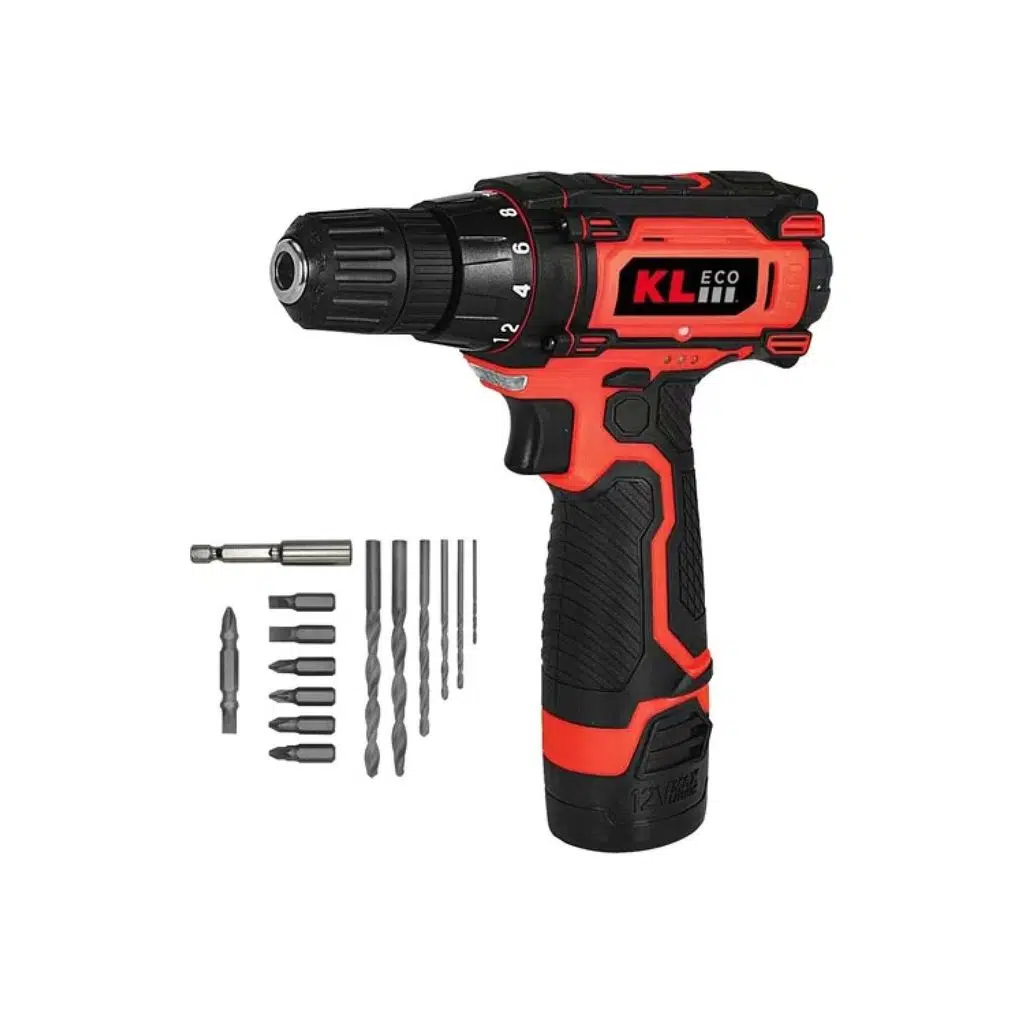 12V 1.3 AH ŞARJLI DARBESİZ MATKAP ÇİFT AKÜ KL ECO