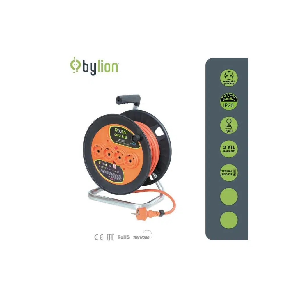 3X1,5 50 MT KABLOLU PLASTİK MAKARA