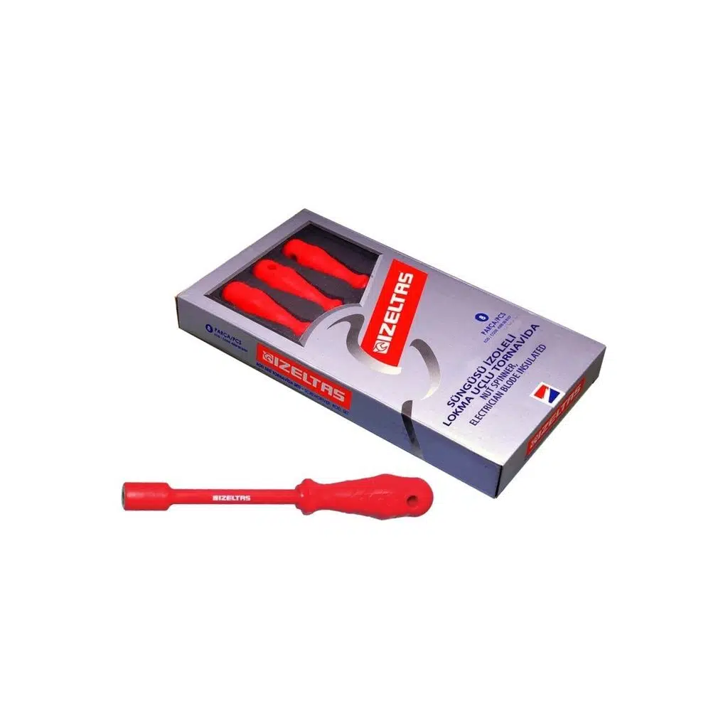 8 PARÇA 1000V SÜNGÜSÜ İZOLELİ LOKMA UÇLU TORN.SETİ 