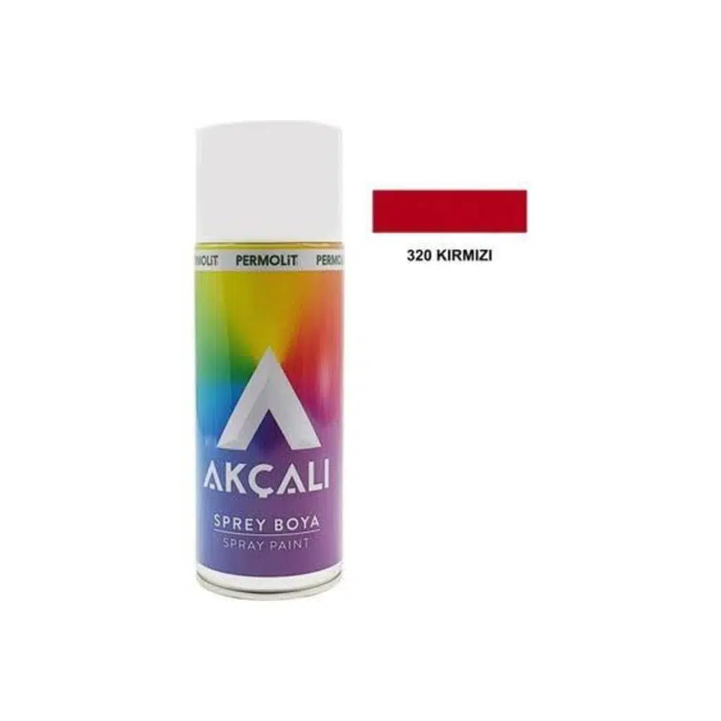 AKÇALI SPREY BOYA KIRMIZI 320