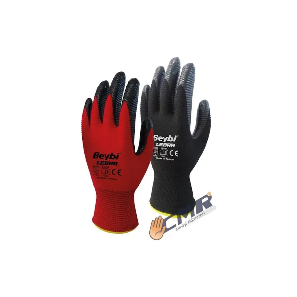 Beybi Zebra Nitril Eldiven Jumbo Paket 60 Çift