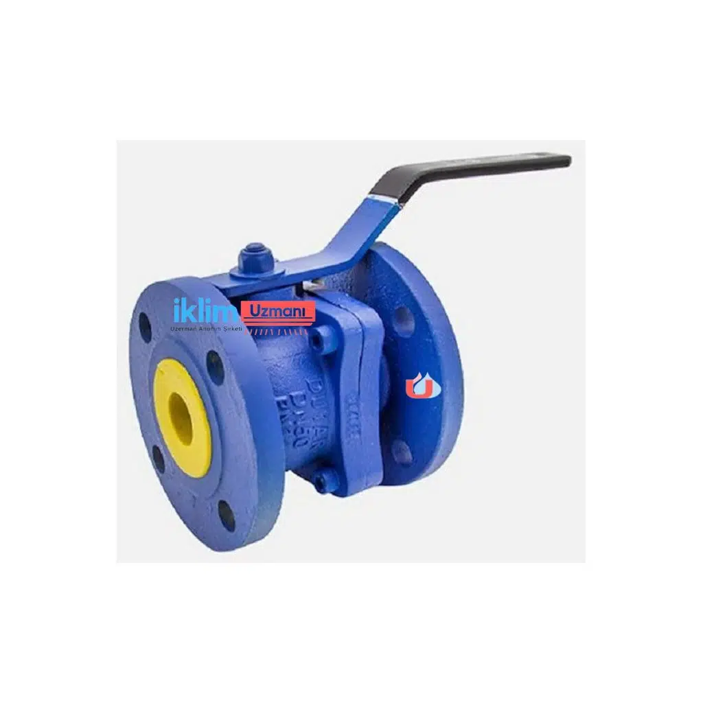 DN 50 PN 16 FLANŞLI SU KÜRESELİ 2 PRC DUYAR VANA