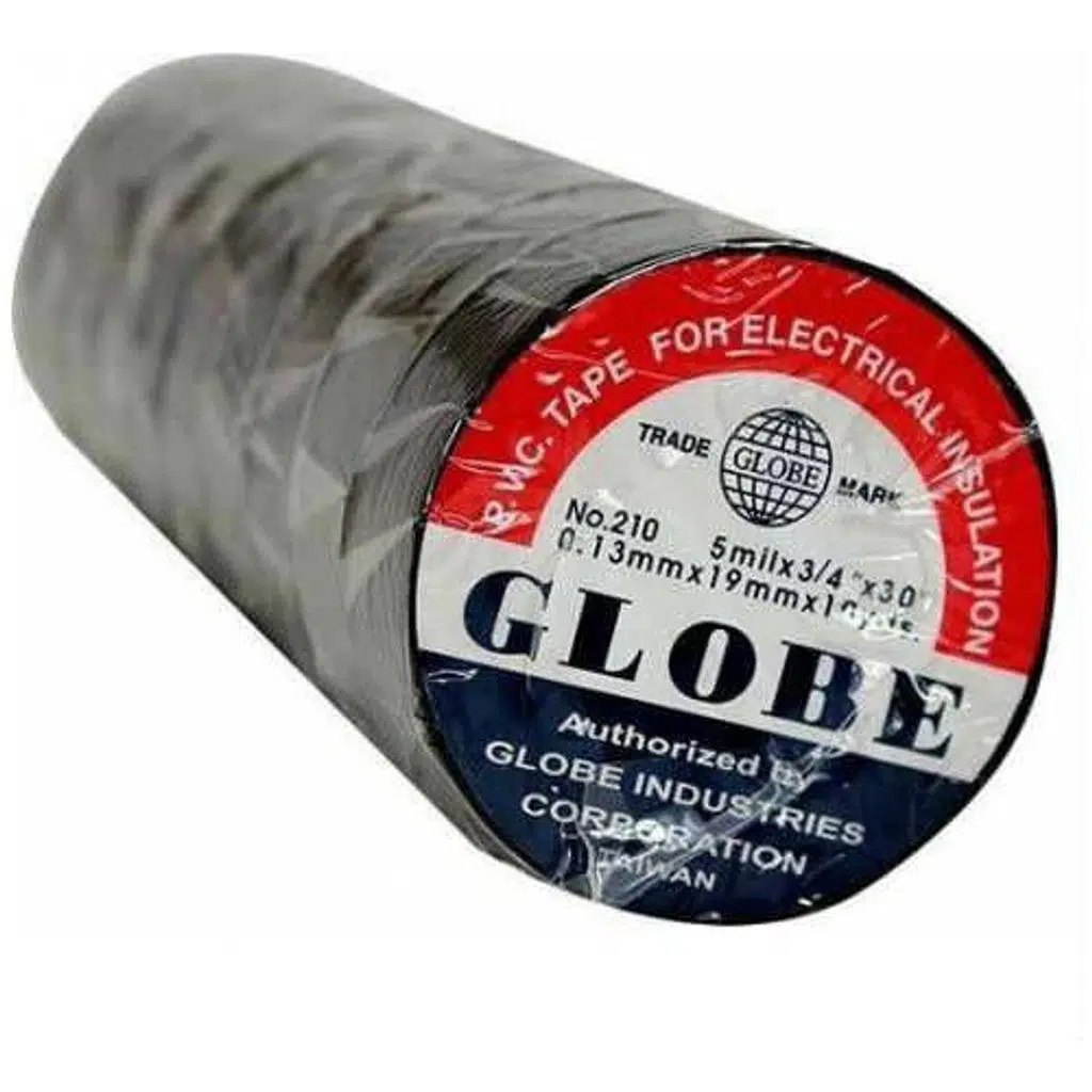 Globe Izole Elektrik Bandı 10'lu Paket - Siyah