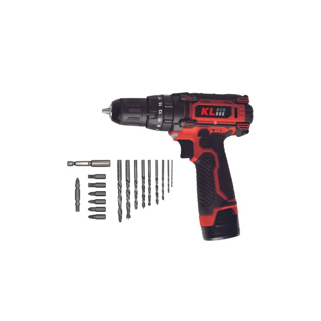 KE2220DM-DB 12V/2Ah. Çift Akülü Li-ion Şarjlı Darbesiz Matkap