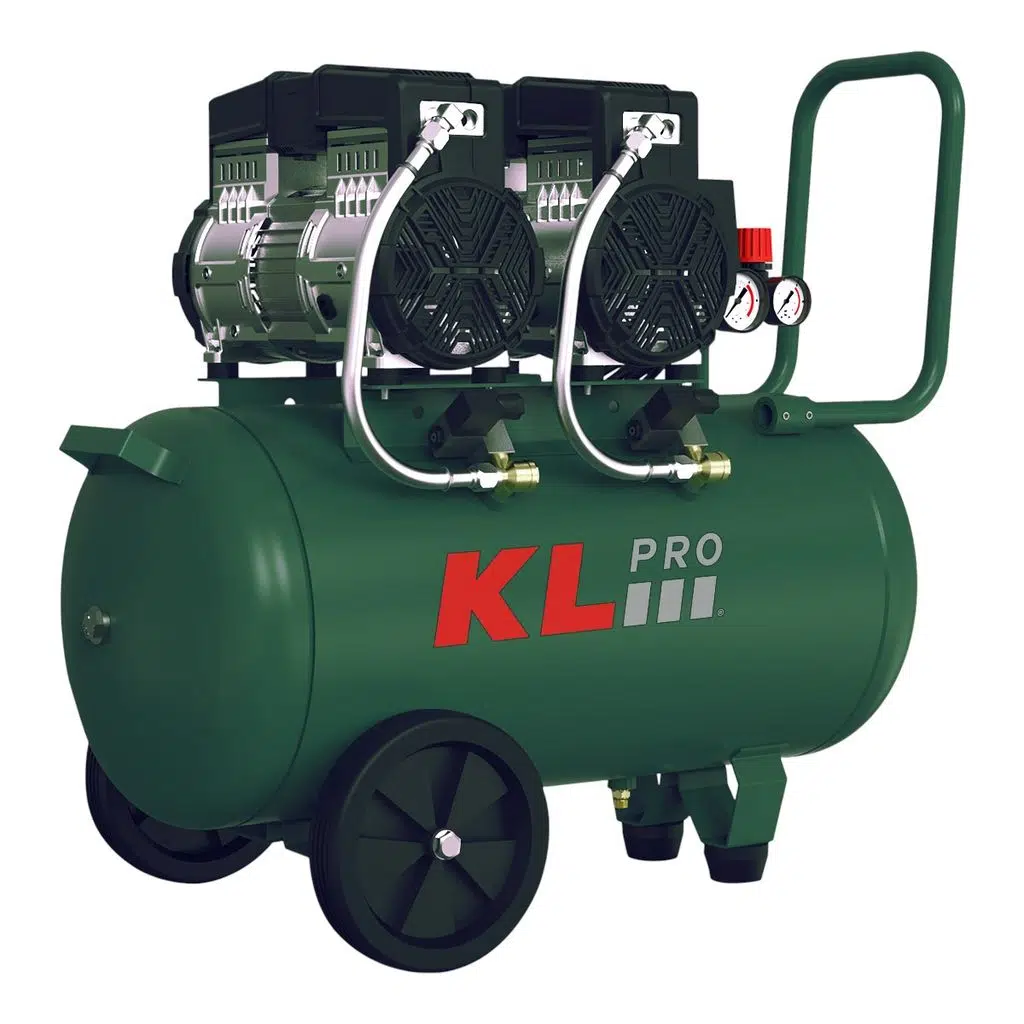 KLPRO KLK50S2H YAĞSIZ SESSİZ HIZLI KOMPRESÖR (2*1,5KW)