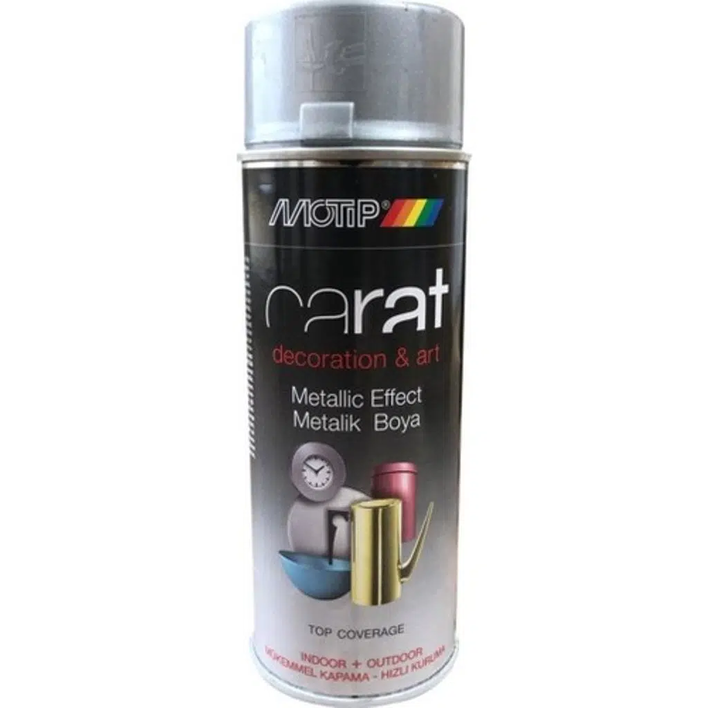 MOTİP CARAT SPREYMETALİK GÜMÜŞ 400 ML